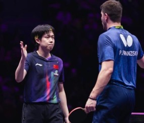 王楚钦进重庆冠军赛8强 温瑞博逆转淘汰莫雷加德